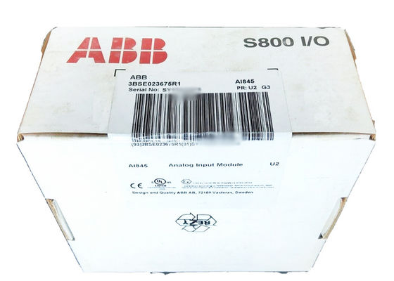 Analoog de Inputs/r Hert I o-Module 800xA 8CH van 3BSE023675R1 AI845