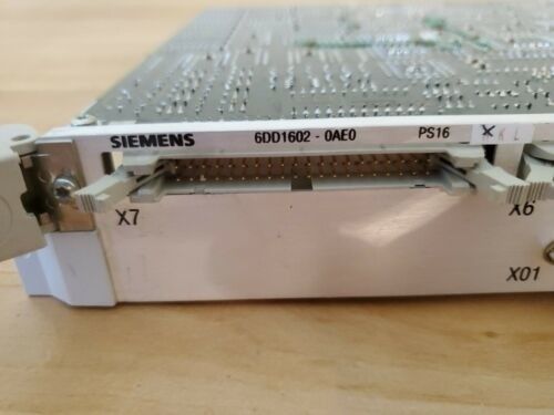 6DD1602-0AE0 van de de Bewerkermodule van Siemens Simadyn D PLC Simatic PS16 12 MAANDEN GARANTIE