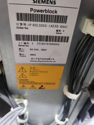 Siemens 6SL3352-1AE36-1BA1 510-750 V gelijkstroom 490 een Motormodule 3 fasen schilderde modules