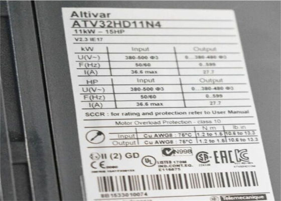ATV32HD11N4   De veranderlijke snelheidsaandrijving ATV32 11 kW 400 V van Schneider   fase 3