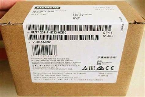 VAN DE DE LOGICAmodule SIMATIC S7-1200 VAN SIEMENS 6ES7231-4HD32-0XB0 DE ANALOGE INPUT SM 1231