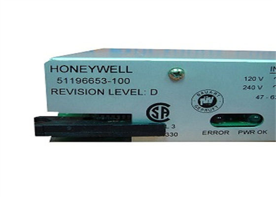 HONEYWELL 51196653-100 POWER SUPPLY MODULE 5SLOT 3-6AMP 120/240VAC 47-63HZ