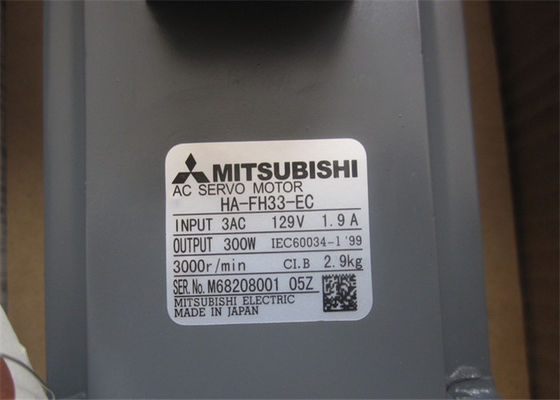 De Industriële AC Servo NIEUWE Motor HAFH33EC 129V 1.9A van Mitsubishi 300W de Ha-fh33-EG
