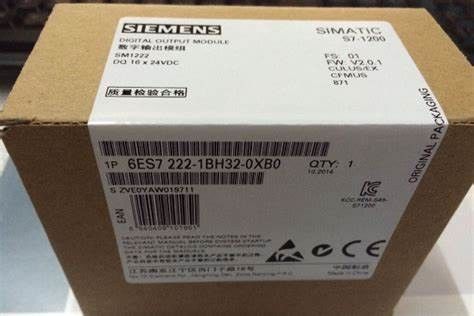 VAN DE DE OUTPUTmodule S7-1200 VAN SIEMNES 6ES7222-1HH32-0XB0 LOST DE DIGITALE OUTPUT SM 1222 16 2A AF