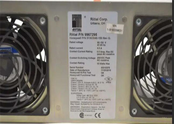 DUBBELE VENTILATOR 0,25 AMPÈRE 120 VAC VAN HONEYWELL 51303940-150 MET ALARM 3 BLADEN 3100 T/MIN