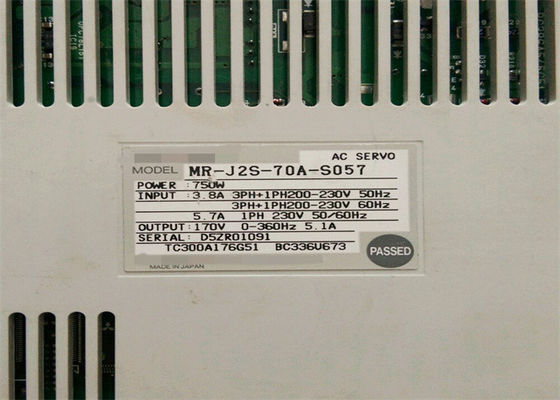 Motorbestuurder M.-j2s-70a-S057 van 3Phase AC van Mitsubishi Electric 750W Nieuwe de Versterker van de de Servo