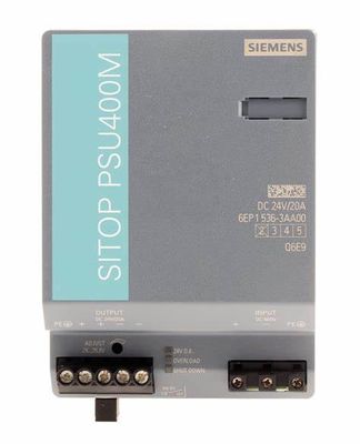 DE CONVERTOR VAN SIEMNES 6EP1536-3AA00 SITOP PSU400M 20 A DC/DC VOERDE IN: De output van 600 V gelijkstroom: 24 V DC/20 A