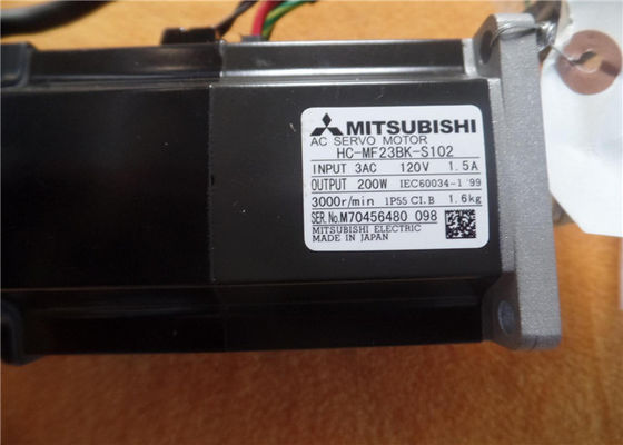 NIEUWE de Reeks hc-mf23bk-S102 AC SERVOmotor van Mitsubishi Electric 200W 120V 1.5A hc-MF