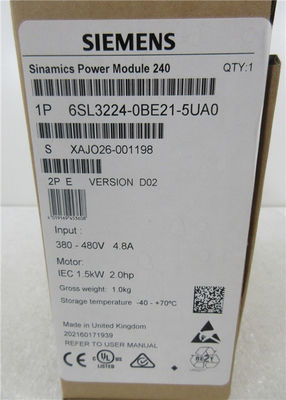 DE OMSCHAKELAAR 3AC 380-480V 1.5KW VAN SIEMENS SINAMICS 6SL3224-0BE21-5UA0 G120