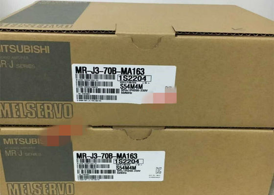 750W Mitsubishi Servo Motor Drive MR-J3-70B-MA163 3.8A 200V 3PH industriële versterker
