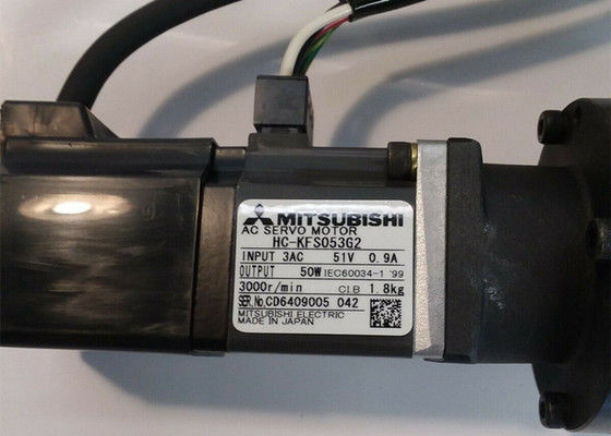 Hc-KFS053G2 de Servomotor50w Industriële motoren 3AC 51V 0.9A 3000r/min van Mitsubishi AC