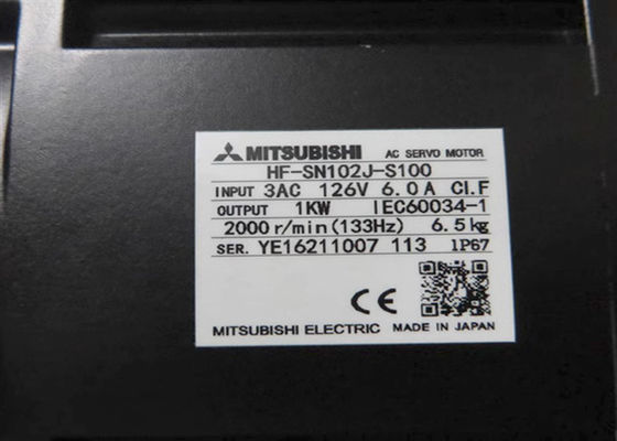 Hg-sn102j-S100 de Industriële Servomotor van Mitsubishi Electric