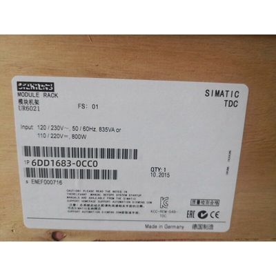 PLC van SIEMENS 6DD1683-0CC0 de Machtsmodule 5V/25A 24V gelijkstroom VOERDE trekken-uit Ventilatoreenheid voor Rek in