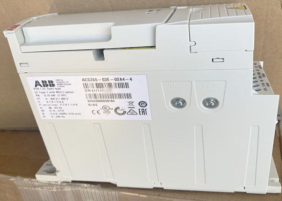 Acs355-03e-02a4-4 laag Voltageac Aandrijving 3AUA0000058184 0.75kW 2.4A