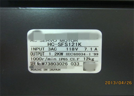 MITSUBISHI Melservo HC-SFS-serie HC-SFS121 Vermogensmotor met gemiddelde traagheid HC-SFS121K Japan