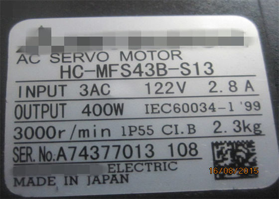 Industriële AC de Servomotor hc-mfs43-S13 hc-mfs43b-S13 Macht van MITSUBISHI 400KW