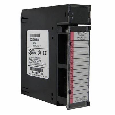 GE IC693MDL732 12/24V van voltage met output 8 richt per groep in een groep van 8