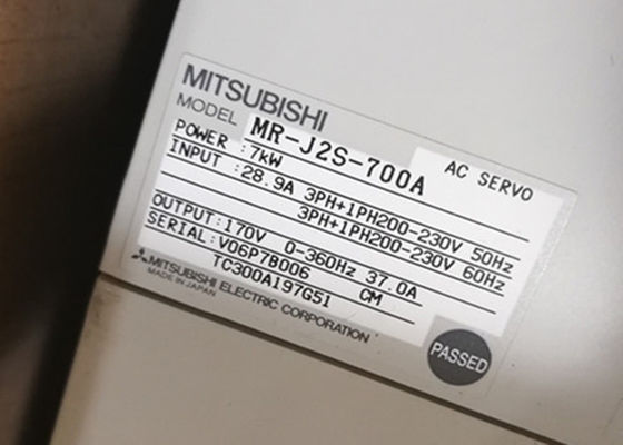 Van de de Servomotorbestuurder van 7KW 220V AC de Industriële Versterker M.-J2 van Mitsubishi M.-j2s-700A MELSERVO