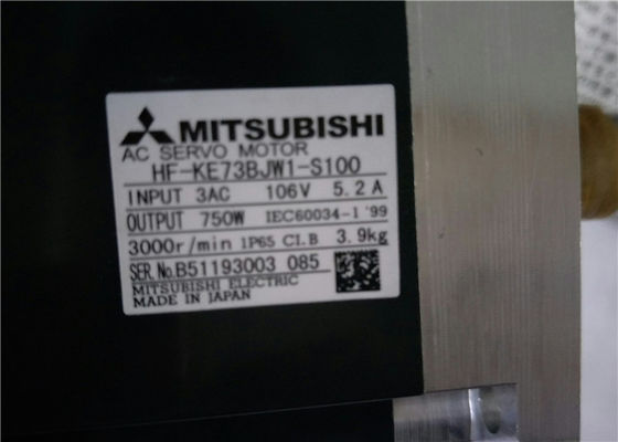 Mitsubishi 750W MR-E Super AC Servomotor HF-KE73BJW1-S100 NIEUW op voorraad