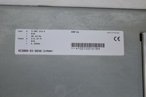 ABB ACS800-01-0025-3 22kW 44A Frequentiekonverter 26 kg +24 V gelijkstroomtoevoer