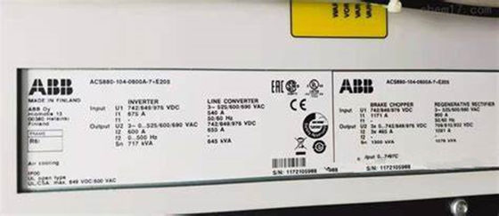 ABB ACS800-104-0105-7 AC-omvormer Frequentiekonverter 34 kg Volledige 2 draadverbindingen