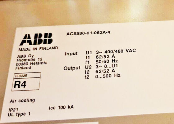 ACS580-01-062A-4 Abb Frequentieomzetter 3AUA0000080498 Wandmontage