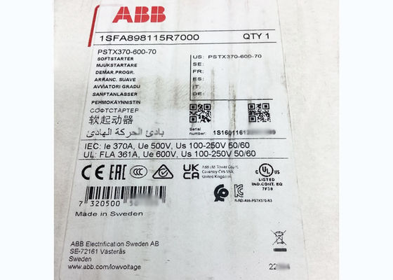 PSTX370-600-70 1SFA898115R7000 PSTX-softstarter 370A 208-600VAC