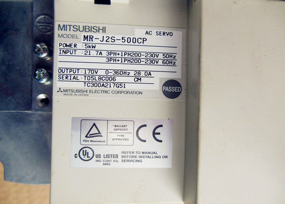Mitsubishi MR-J-serie AC servoversterker MR-J2S-500CP 5KW industriële besturingsstations