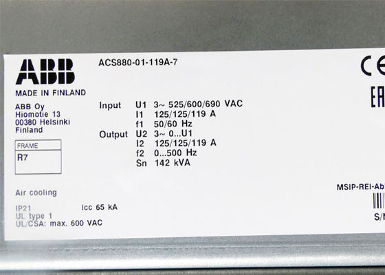 ACS880-01-119A-7 Industriële aandrijving 3AUA0000115107 110kW 119A Nieuw