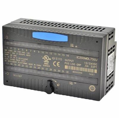 GE IC200MDL730 24 VDC Positieve logica 2.0A per punt w/ESCP, 8 punten kortsluitingsbescherming