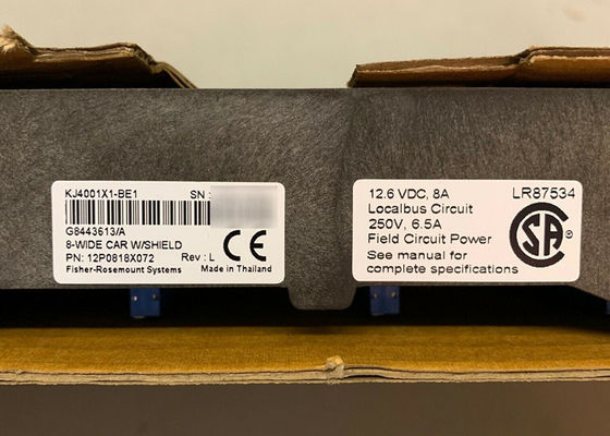 EMERSON DELTAV KJ4001X1-BE1 VE4050S2K1C0 12P0818X 8-Wide Carrier w/Shield NEW in voorraad