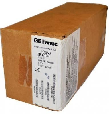 GE IC660BBR101 Spanning van 115 VAC Uitgangscircuit Groep Isolatie is 1500VAC