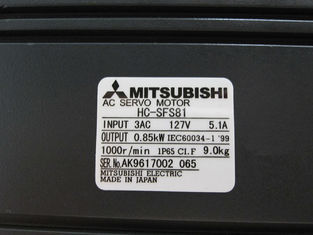 Mitsubishi AC Industriële Motor HC-SFS81 / HC-SFS81B Servomotor 0.85kw IN STOCK