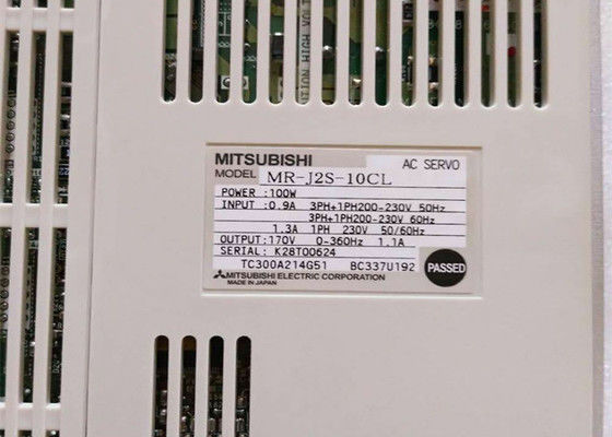 MITSUBISHI SERVO DRIVER MR-J2S-10CL1 Industrial Ac versterker 100W 0.9A 200-230V 50Hz