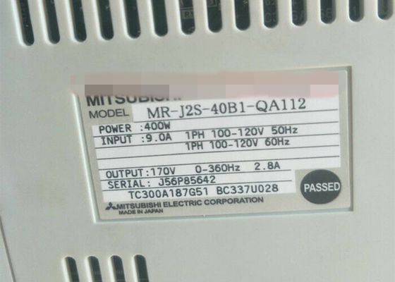 Mitsubishi 400W AMPLIFIER MR-J2S-40B1-QA112 Industriële servo snelheidsregeling Drive NEW