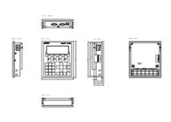6V6641-0BA11-0AX1 SIEMENS BEDIENINGSPANEEL OP 77A LC-DISPLAY MET VERLICHTING, 4,5 DISPLAY
