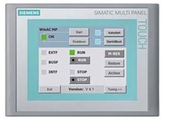 6AV6643-0CD01-1AX1 SIEMENS SIMATIC MP 277 10 MULTIPANEL met aanraking