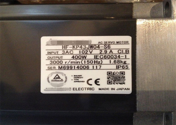 Mitsubishi HF-KP43JW04-S6 400W industriële 3-fase AC servomotor NUWE in voorraad
