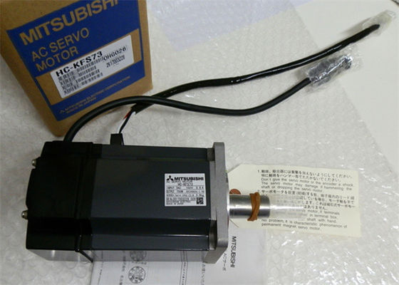 Laag inertie 750W Driefasige wisselstroom servomotor Mitsubishi HC-KFS73 / KFS73B Standaardmodel