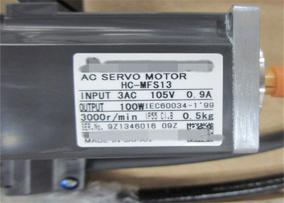 100W Mitsubishi AC Industriële Servomotor HC-MFS13/HC-KFS13 Japan Motor