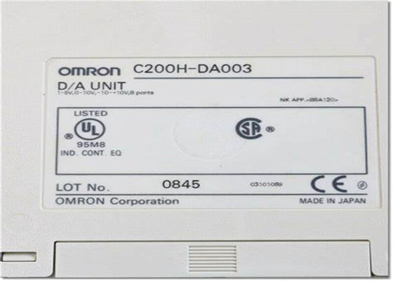 Omron C200H-DA003 D/A ANALOG OUTPUT MODULE 1-5V, 0-10V, -10-+10V, 8 poorten