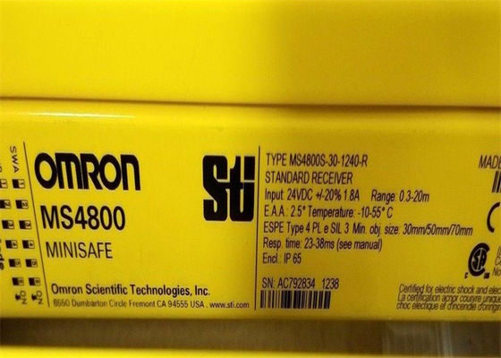 OMRON STI MS4800S-30-1240-30X-30R Veiligheidslichtgordijnen 70230-2508 24VDC NIB