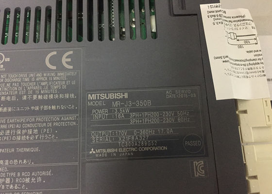 AC van de de Aandrijvings M.-j3-350B Reeks M.-J3 van Mitsubishi Electric 3.5KW Industriële Servo NIEUWE Versterker