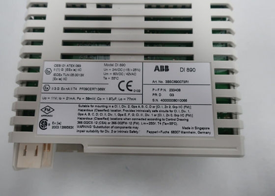 ABB DI890 3BSC690073R1 Interne veiligheidsinterface Individuele galvanisch geïsoleerde kanalen