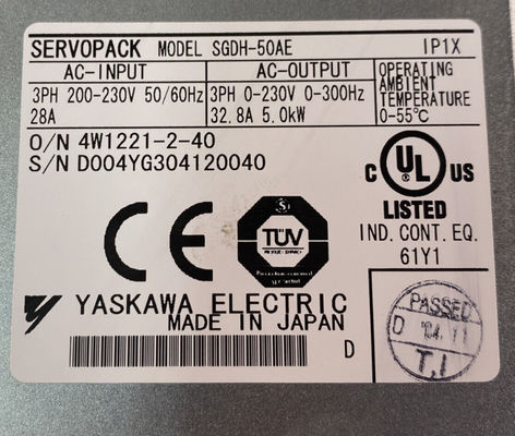 Yaskawa SGDH-50AEY369 S2 AMP 200V 3PH 5 KW 32.8AMP 3PHASE 230VAC 50/60HZ beschikbaar