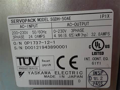 Brandnieuwe Yaskawa servomotor SGDH-50AE Sigma in originele doos
