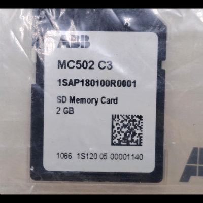 ABB MC502 1SAP180100R0001 AC500 SD-geheugenkaart gedistribueerde automatisering PLC's