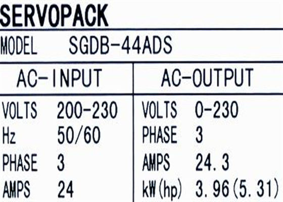 SGDB-44ADS Yaskawa Industrial Servo Drives Brand New Originele