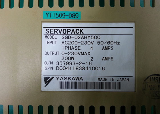SGD-02AHY500 Yaskawa AC Servo Motor Drives Brand New Originele