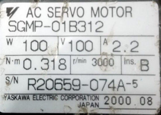 SGM-01B312 merk Yaskawa AC servomotor nieuw origineel in doos 100V